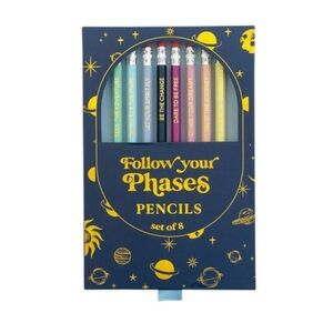 Eccolo Follow Your Phases Pencils Set of 8